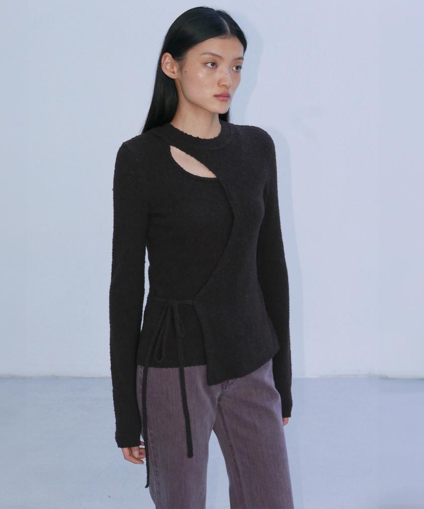 EN OR Side String Soft Knit – Brown