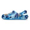A BATHING APE x Classic clog estampa camuflada sapatos com furos confortáveis e versáteis unissex azul