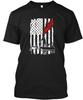 Bow Fishing American Flag TTshirt Made In the USA Size S To 5XL