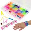 Elastische Bänder zum Herstellen von Schmuckarmbändern Loom Bands Loom Set XXL
