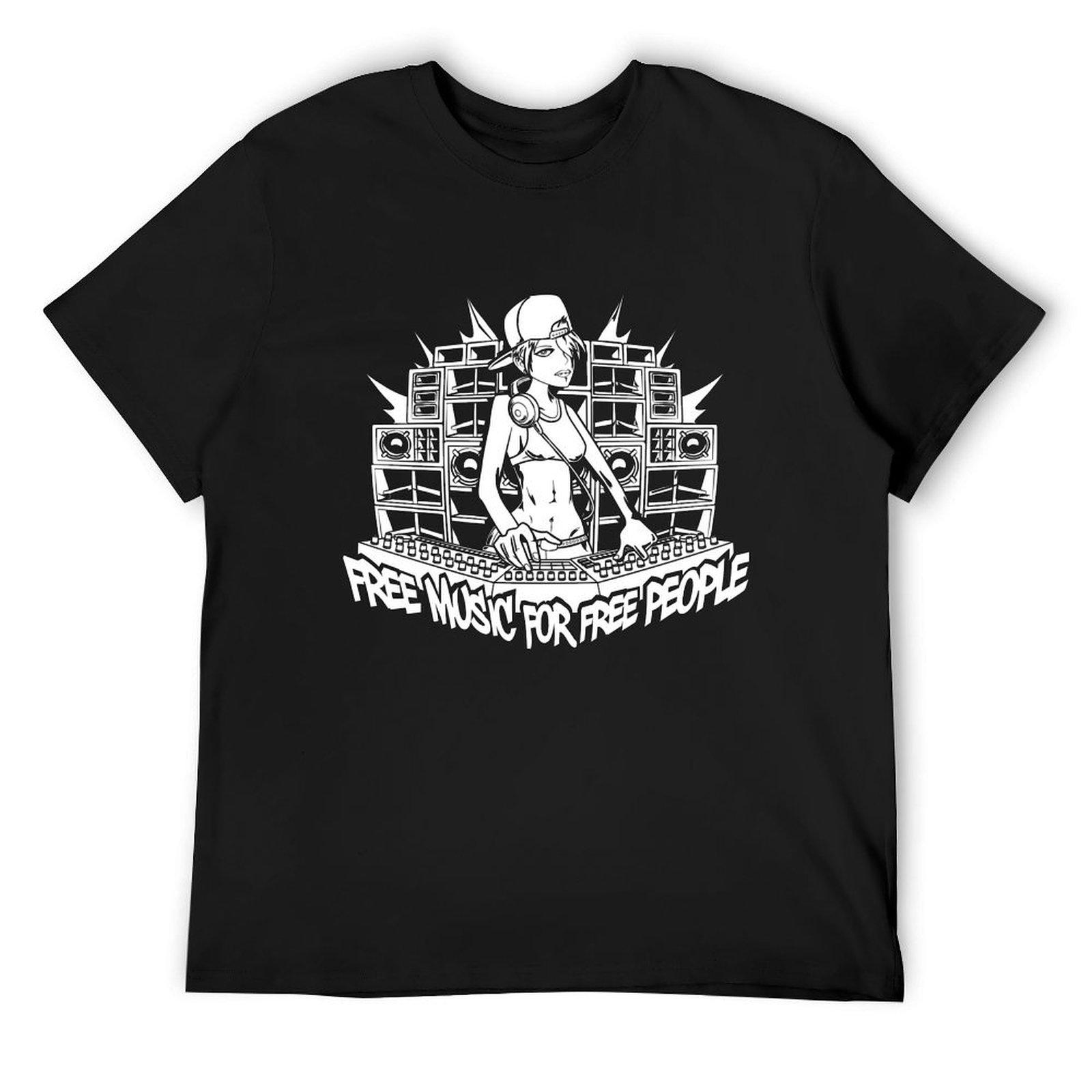 

Free Music For Free People Tekno Girl Live Set T-Shirt oversized cheap stuff shirts graphic oversized t shirt men 4XL