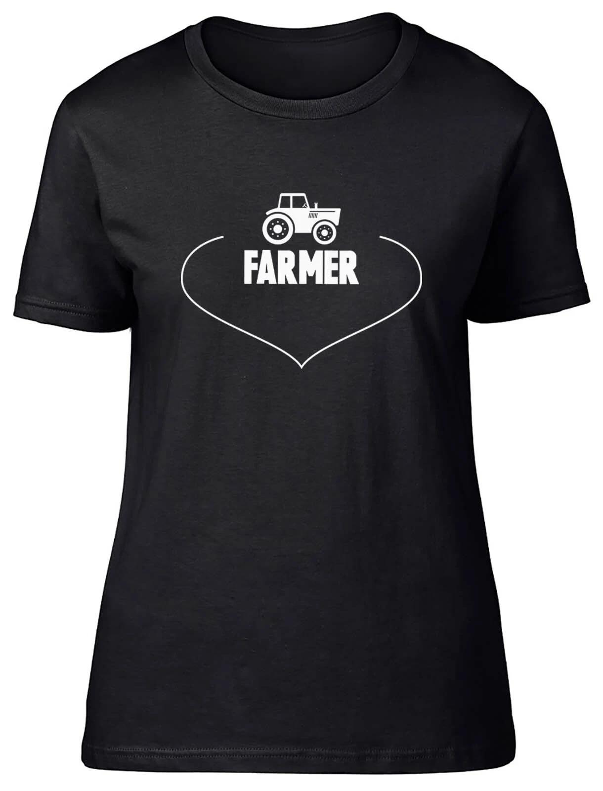 Love Farmer Fitted Womens Ladies T Shirt XXXXL