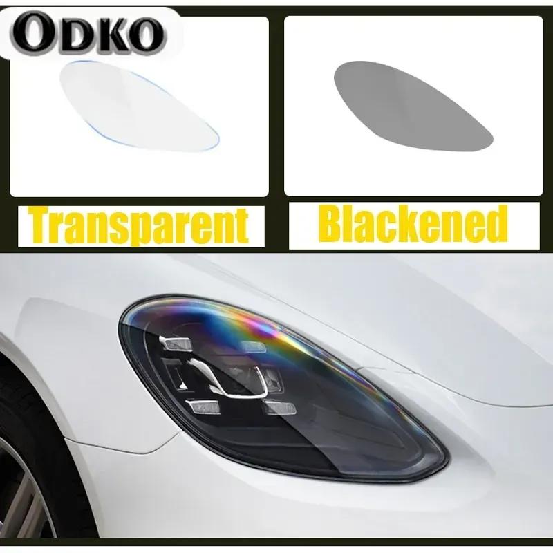 Per Porsche Cayenne 958 2011-Presente GTS Turbo Pellicola Protettiva Fari Auto Wrap Oscurante Fanali Posteriori Vinile Adesivo TPU Accessori
