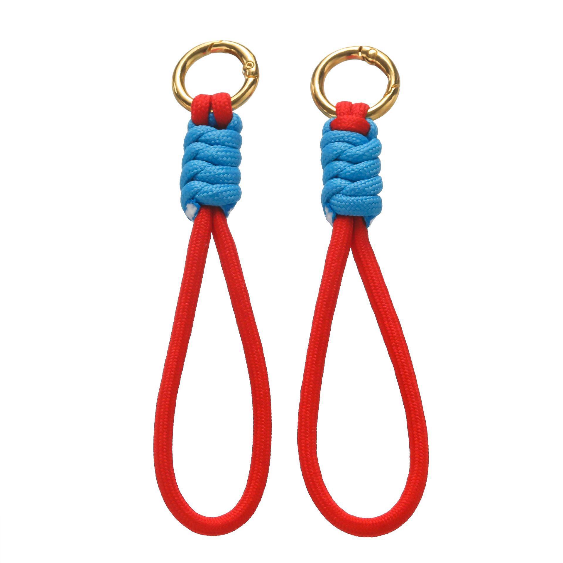 Colorful Braided Phone & Key Lanyard with Detachable Anti-Lost Strap 1 piece