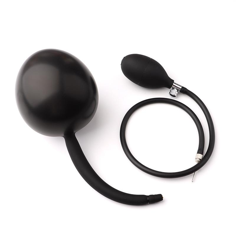 Inflatable Butt Anal Plug Dilator with Puppy Tail Anal Sex Toys for Man and Women Couple Anal Vagina Expander