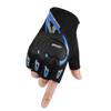 Guanti a Mezza Dita Traspiranti Antiscivolo Ammortizzanti Sportivi Per Equitazione all'Aperto Allenamento Fitness Ciclismo Pesca