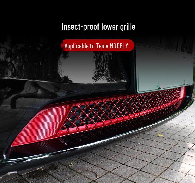 Tesla Model Y Front Bumper Insect Net