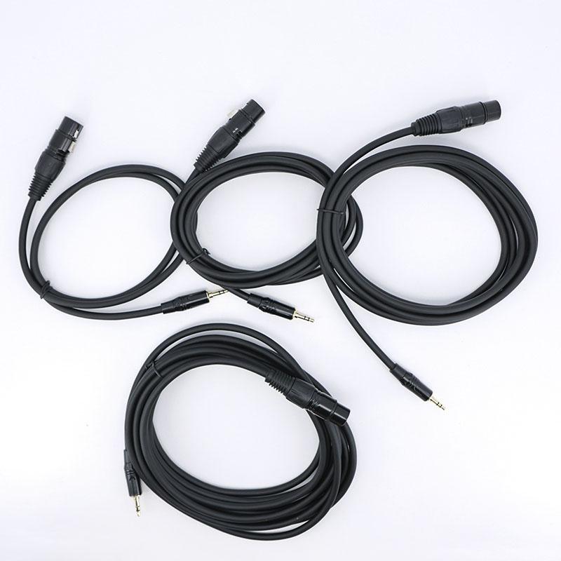 1m 2m 3meter Audio 3pin XLR To 3.5mm Male Microphone Aux Extend Cable 3.5 Jack To XLR Female Cord Gold Plated Connector Wire