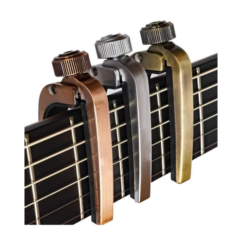 Adjustable Guitar Capo With Strong Clamping Force and Multicolor Option Designs For Musicians Stable And Clear Sound