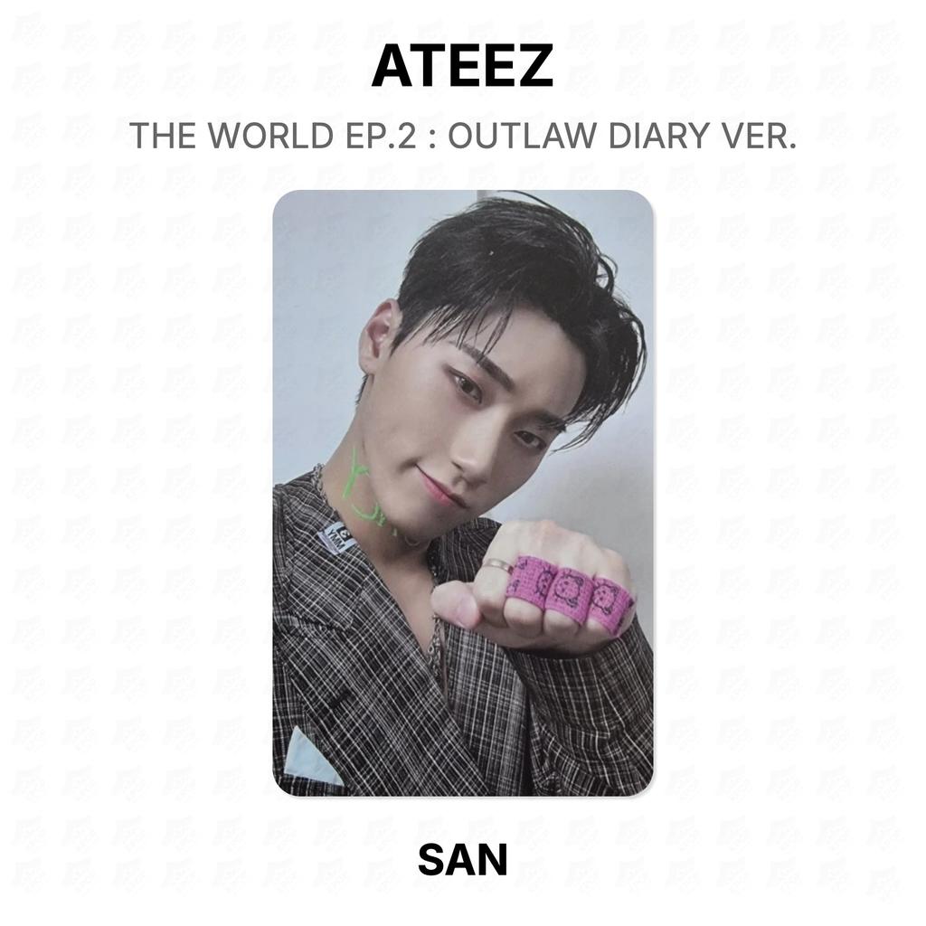 ATEEZ THE WORLD EP.2 : OUTLAW DIARY VER. Official Photocard