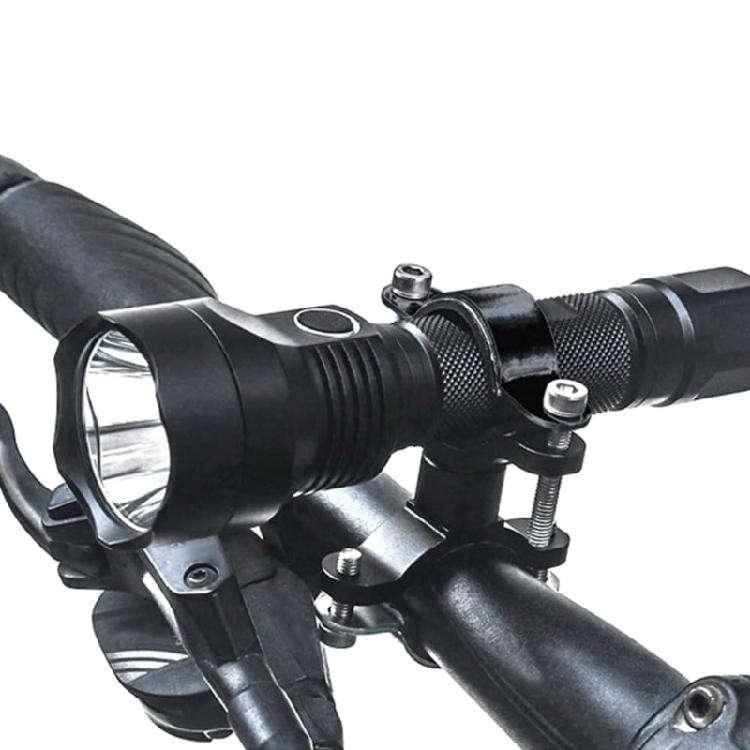 Flashlight Torch Clip Clamp Riding Biking Light Bracket Bike Flashlight Holder