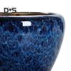 Ceramic Flowerpot Large Circular Opening Planter Pot Colored Glaze Finish Flower Pot with Drainage Hole for Indoor Outdoor Use