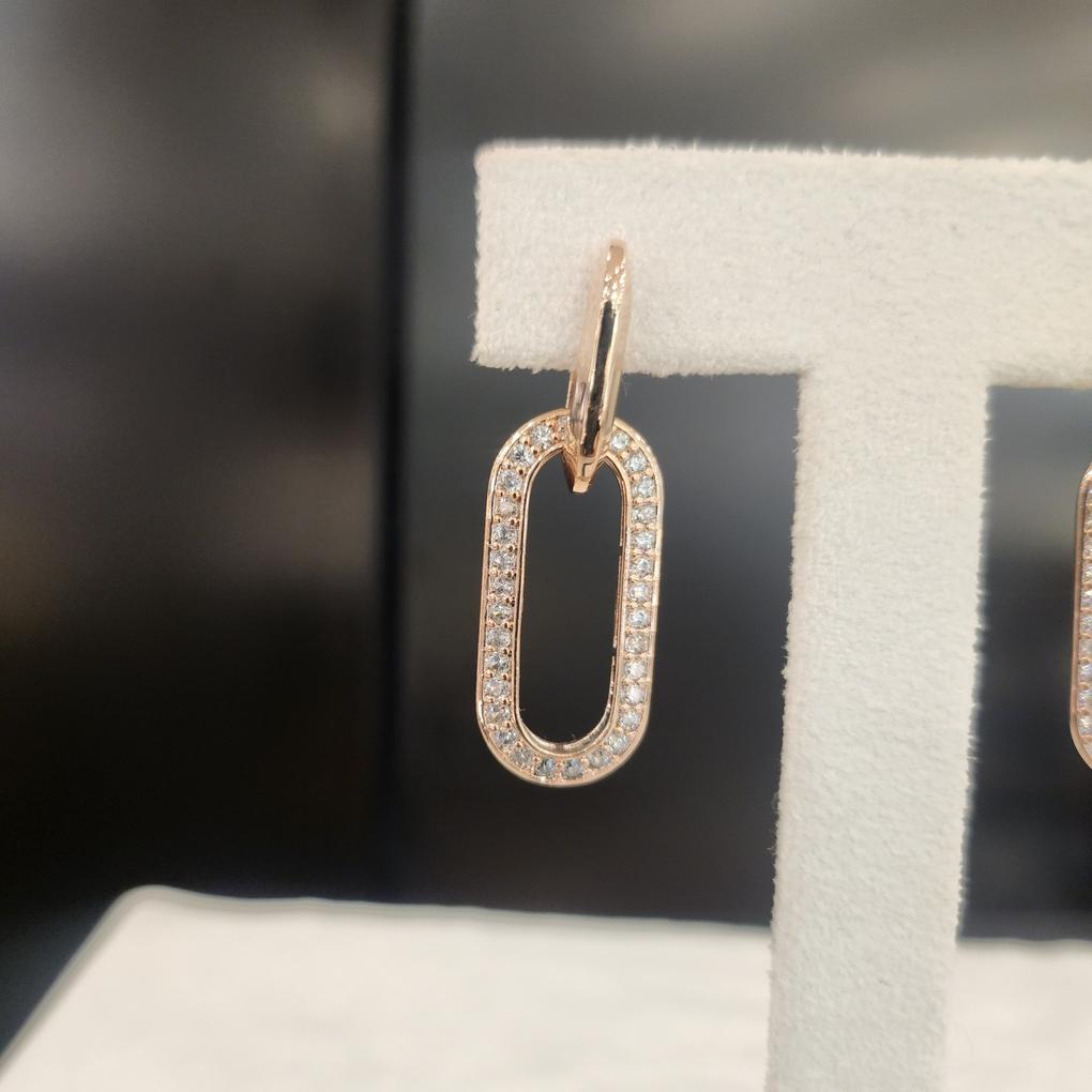 ARTRIA Double Round E One-Touch Earrings APSERIN0004PKF