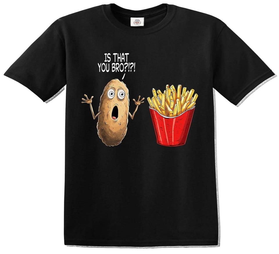 Is That You Bro Potato Gift French Fries Lover Kids T-shirt Funny Tee Top Gift