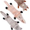 Pet Sound Toy Built-in Voice Scratch-resistant Cartoon Shape Bite-resistant Relieve Stress Rabbit/Cow/Donkey Cute Stuffed