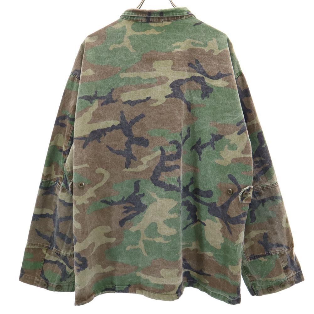 Mnml Camouflage Pattern Military Jacket XL Khaki Camouflage Men's Used