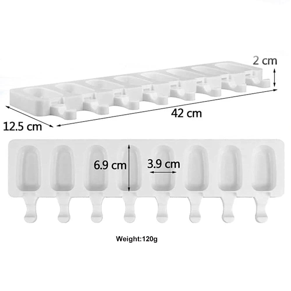 

Силиконовая форма для мороженого с 8/4 отверстиями, приспособление для приготовления фруктового сока, форма для льда, форма для мороженого, инструмент для украшения бара на вечеринку