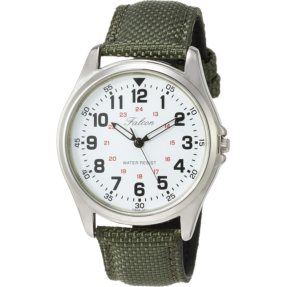 Citizen Q&Q Analog Waterproof Watch Green Leather Strap Men s 38mm