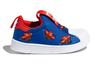 Adidas Originals SUPERSTAR 360 C Slip Resistant Low top Skateboard Shoes Blue Red White Children Aged 3 7 Years Old FY2510