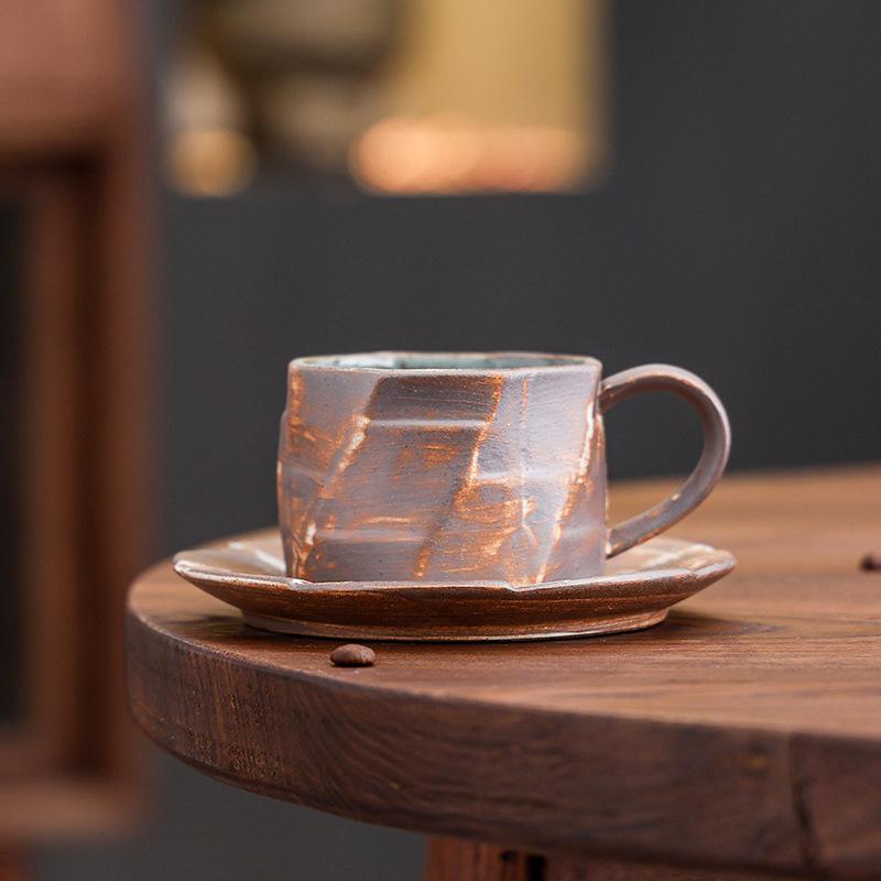 Espresso Coffee Cup And Saucer Set, Latte Latte Cup, High-Value Mug.