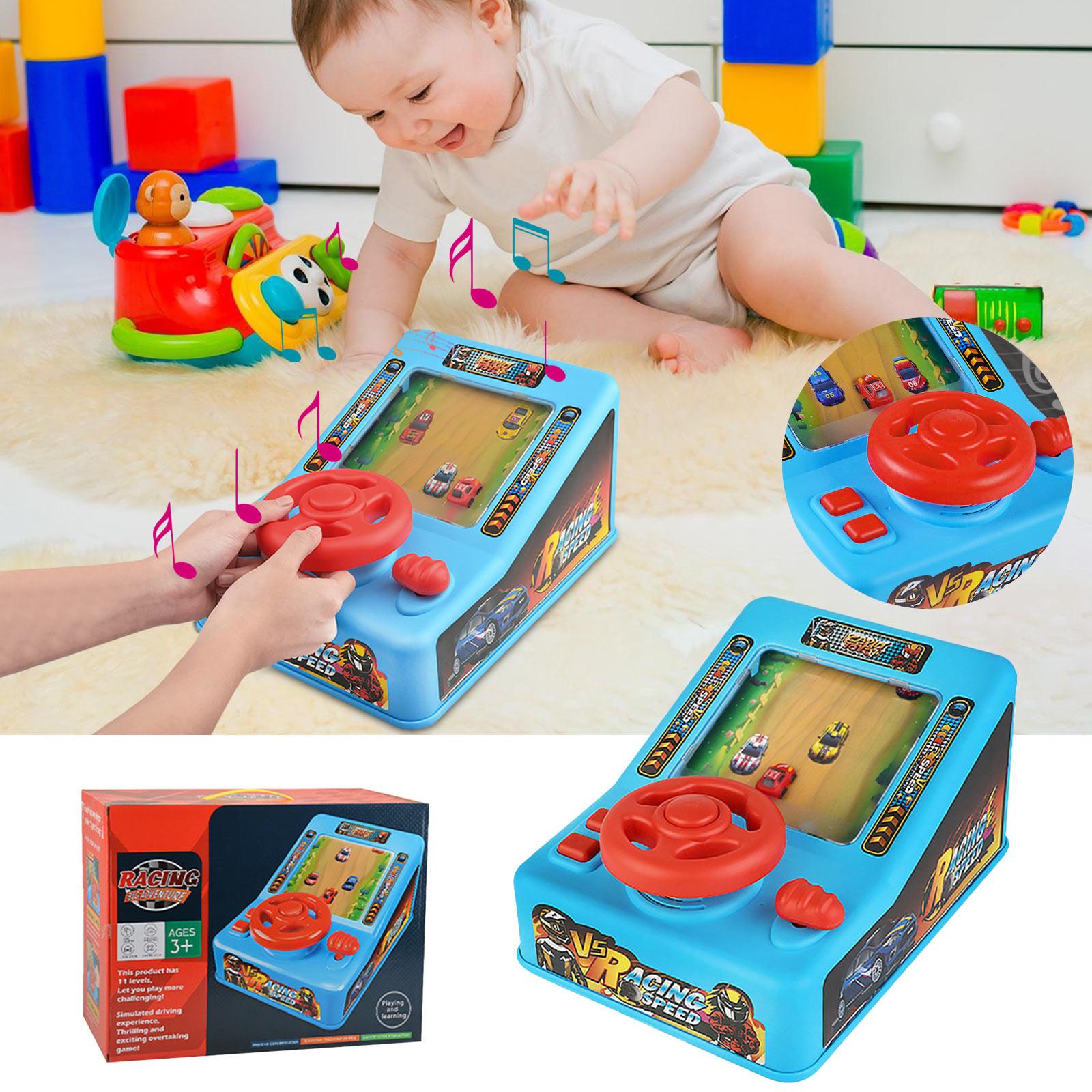 

Іграшка для перегонів на приладовій панелі, іграшка для приводу на панелі приладів, іграшка з електричним звуком, симулятор водіння, подарунок, поворот і навчання, пригоди для гри для хлопчика Free Size різнокольоровий