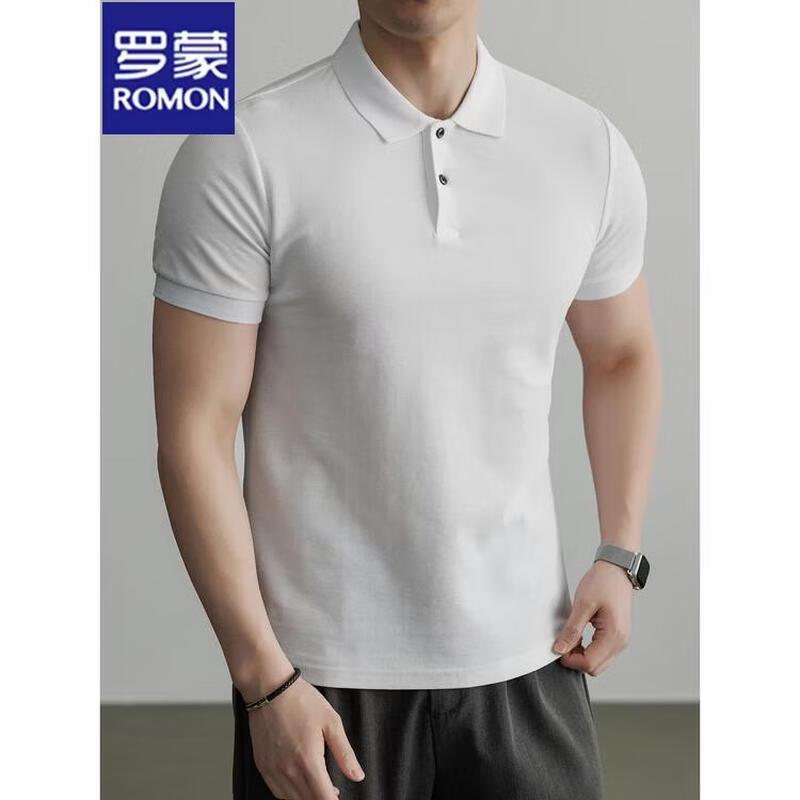 ROMON Men s Cooling Breathable Cotton Polo Shirt 48/M