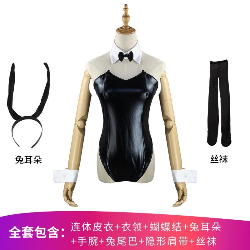 Youth pig head youth cos clothes will not dream of bunny girl senior sister clothing Sakurajima linen bunny girl cosplay