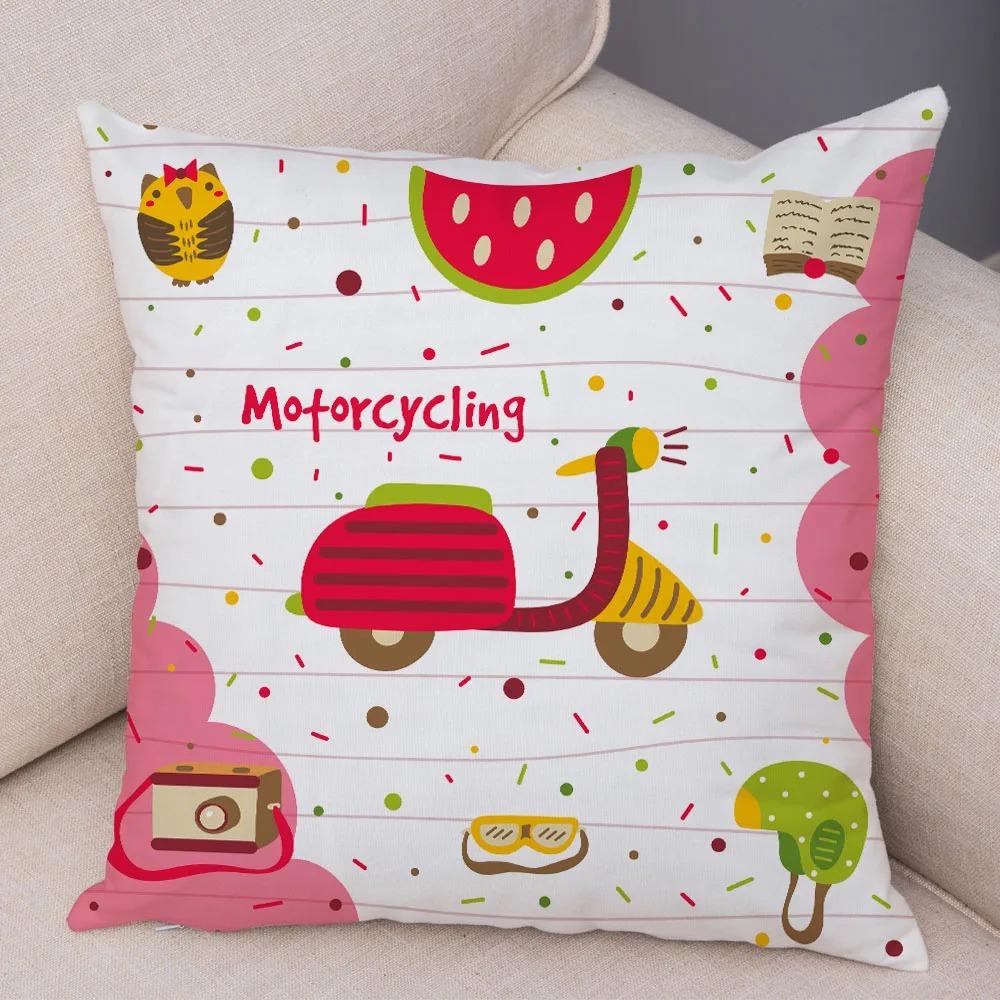Cute Cartoon Animal Decorative Pillowcase Office Living Room Car Ornaments Home Pillowcase