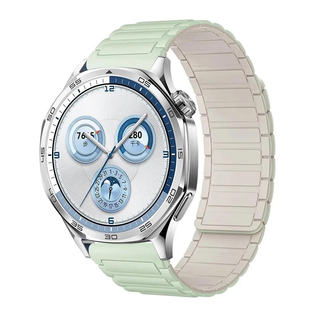 18mm 20mm 22mm Magnetic Band For Huawei Watch GT5/4/3Pro 46mm 4/3Pro Soft Silicone Loop Strap For Amazfit Balance GTR 4/3/2 47mm