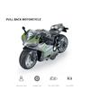 1/12 Scale Ducati Diecast Motorcycle Model Toy, Pull Back Toy with Sound and Light for Kids Toddler Boys Girls Gift Collection
