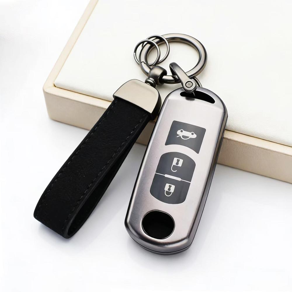 2 3 4 Buttons TPU Car Key Cover Case Full Cover Fob For Mazda 2 3 5 6 CX-3 CX-5 CX-7 CX-9 2013 2015 2016 2017 2018 2019