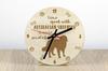Australian Shepherd - clock with dog, wooden clock with engraving, personalised clock by Art-Dog