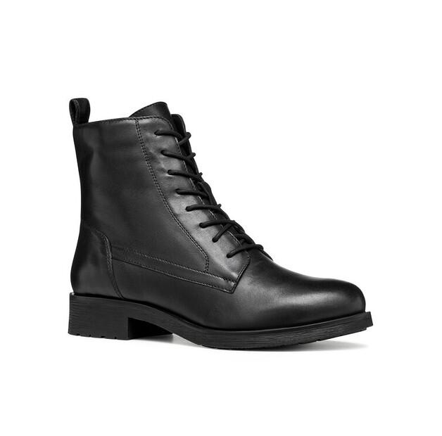 Black Geox D Rawelle D566RA 000TU C9999 Ankle Boots