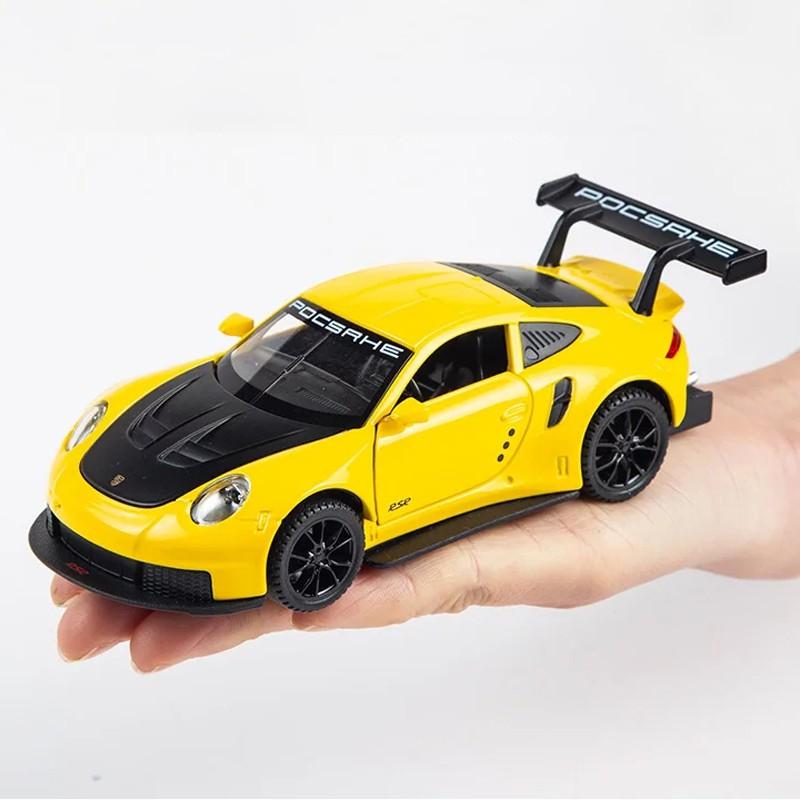 RUM1:32 Scale 911 RSR Alloy Car Model Light & Sound effect Die Cast Car Model Toys for Boys Toys for Kids Gift for Boys Car for Boys Collection Car