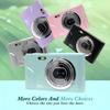 Digital Camera 48MP with 16x Digital Zoom, HD Display, 2.4 Inch IPS Screen and 32GB Memory Card Digital Cameras Silver, HD Screens