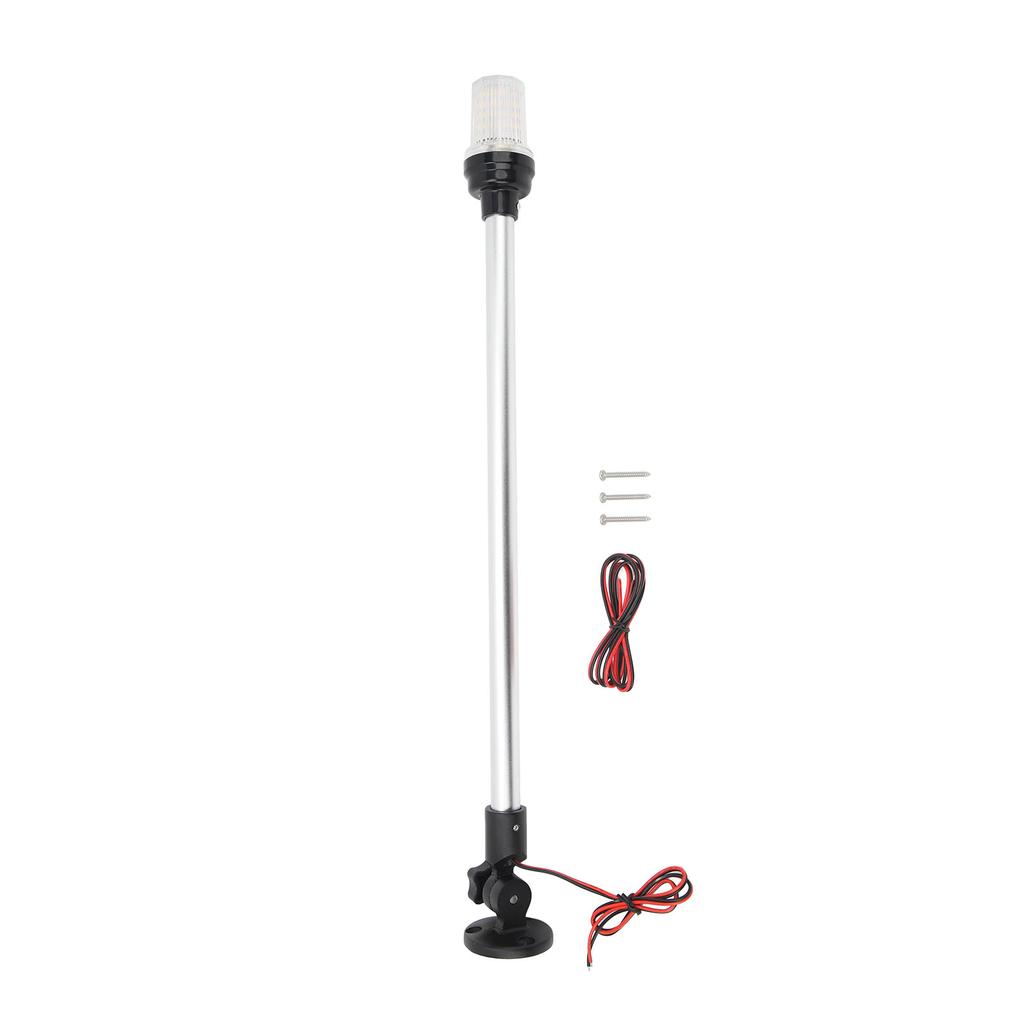 22in Klappbares Bootshecklicht 63LED Rundum 3NM Sichtweite IP66 Wasserdicht für Ponton-Yacht