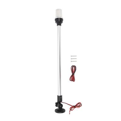 22in Klappbares Bootshecklicht 63LED Rundum 3NM Sichtweite IP66 Wasserdicht für Ponton-Yacht