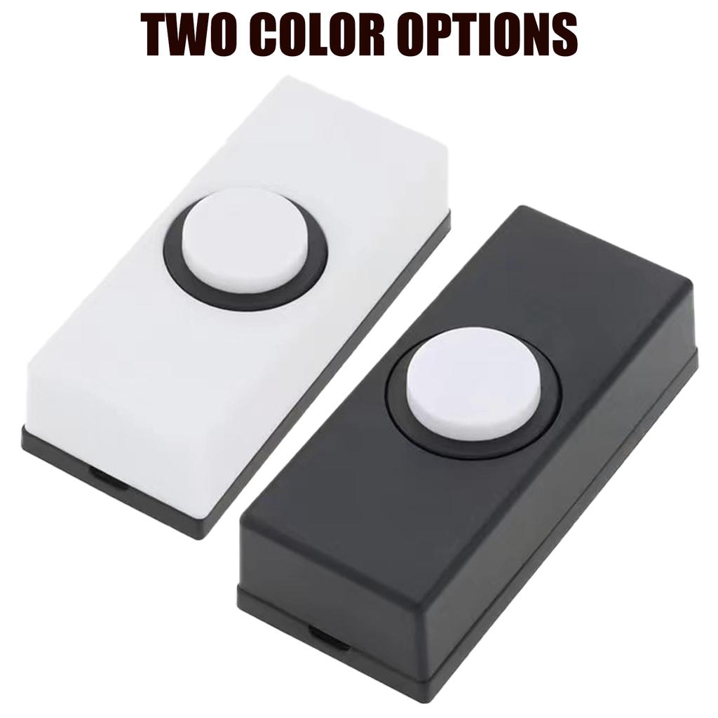 Wiring Door Bells Push Buttons Wall Mounted Doorbell Switches Plastic Hard Wiring Press Button Lighted Doorbell Button