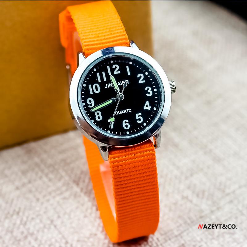 Kids' Casual Sports Digital Quartz Watch with Luminous Hands and Nylon Strap