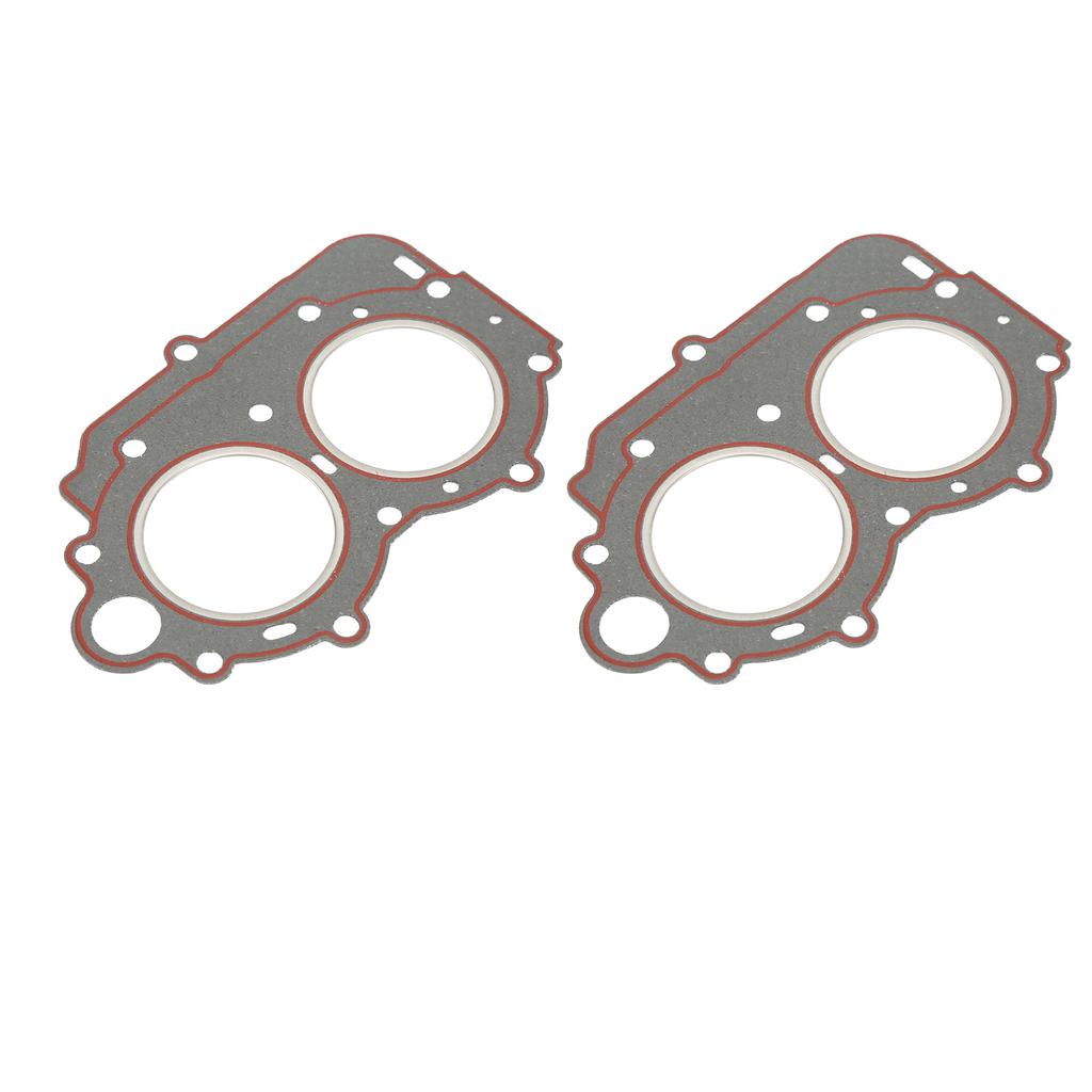 2Pcs Outboard Engine Cylinder Head Gasket Plastic 63V‑11181‑A1 for 2 Stroke 15 HP Boat