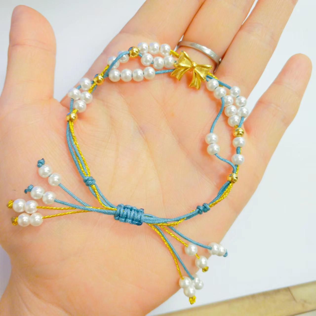 Vietnam Gold Princess Exile Pearl Bracelet - Copper Gold-Plated Women s Jewelry