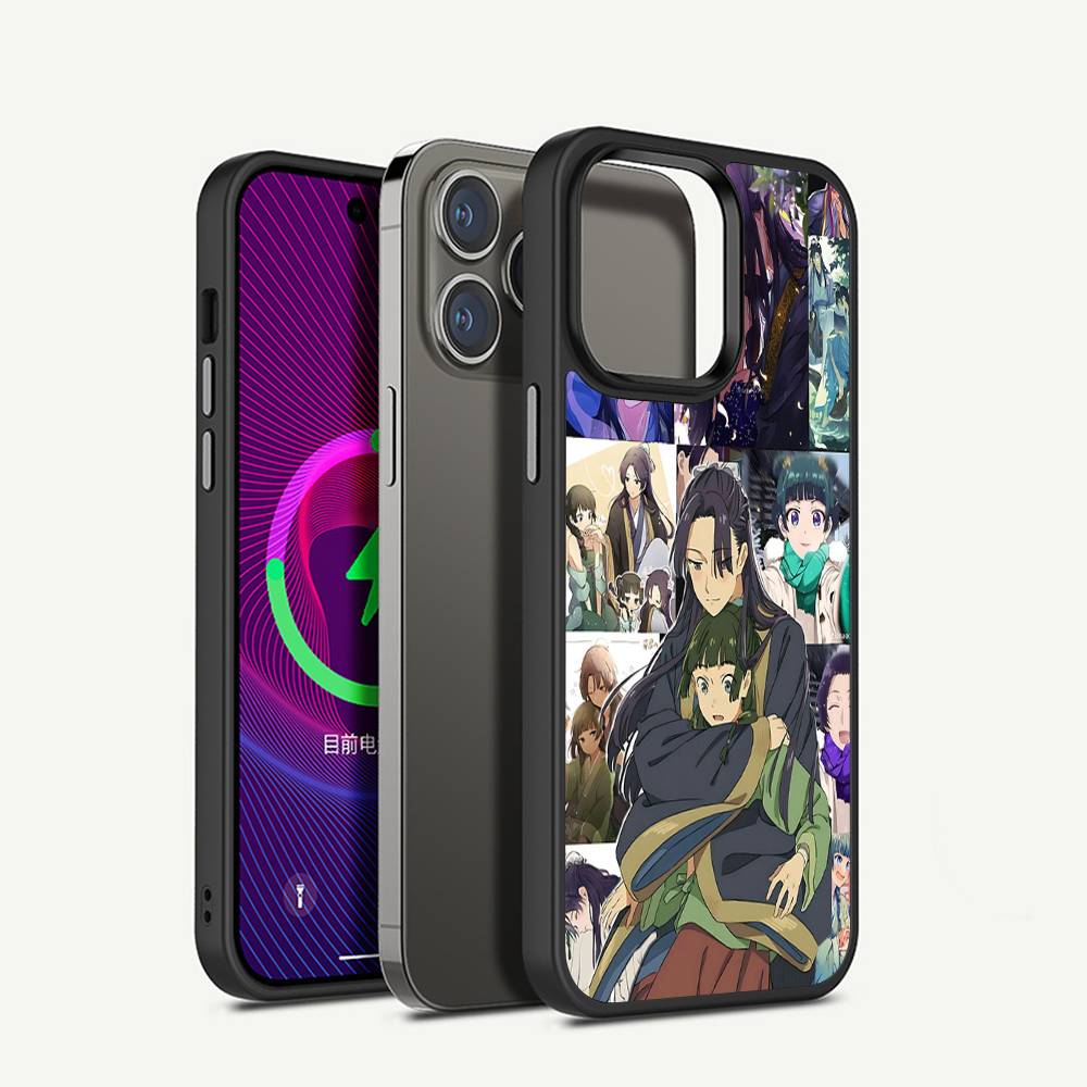 Anime The Apothecary Diaries Black For Magsafe Magnetic Phone Case For IPhone 16 15 17 Pro Max 11 12 13 14 Plus Cover