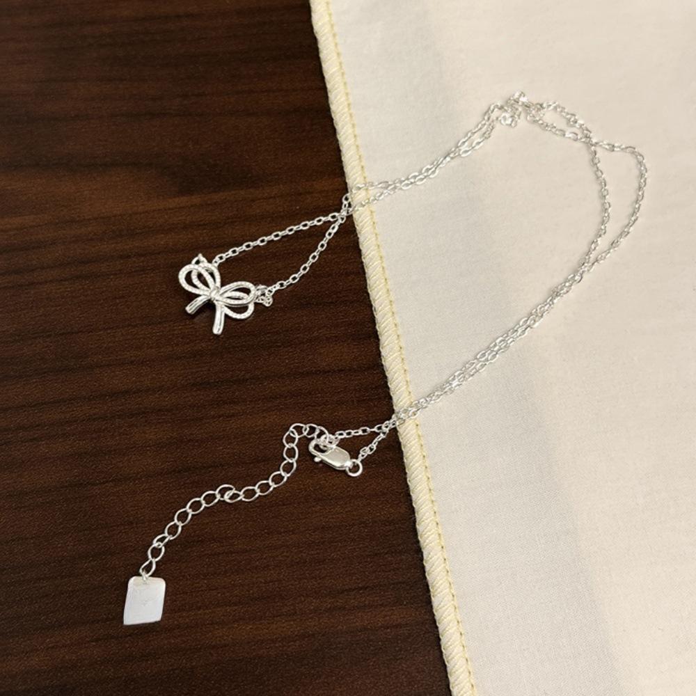 Pearl Butterfly Necklace Female Design Sense High Sense Does Not Fade Accessories Collarbone Chain Tide