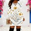 Women Plus Size Crisscross Long Sleeve Bodycon Fitted Hip Hugging Midi Dress