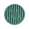 Silent Coasters Silicone Tea Cup Mat Striped Draining Version