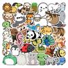 50Pcs Cute Animal Graffiti Stickers Kids Toy Fridge Phone Case Wall Room Cartoon Diy Aesthetic Vinyl Decor Children Girls