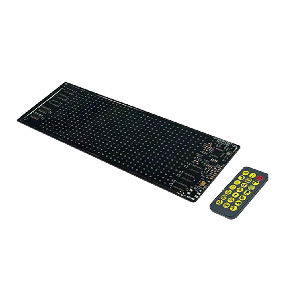 APP Control Flexible LED Car Sign Super Bright RGB Pattern Scrolling Text Animation Display IP65 Waterproof Bluetooth-Compatible