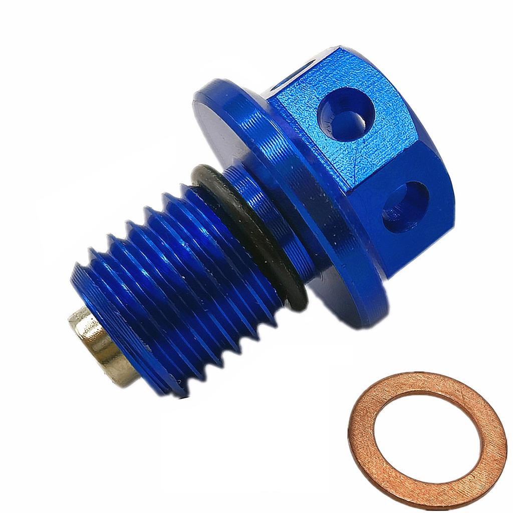 Magnetický CNC šroub vypouštěcí zátky oleje pro Kwasaki ER4N ER6N ER6F Z1000 Z650 Z250 Z750 Z800 ZR750 ZX6R 7R 10R ZX11 12R 14R KLX125