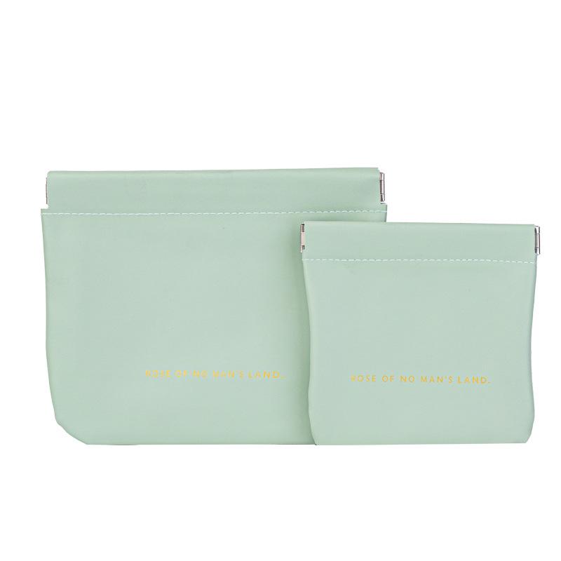 Portable Wire Storage Pouch with Auto Closure for Cables and Earphones
