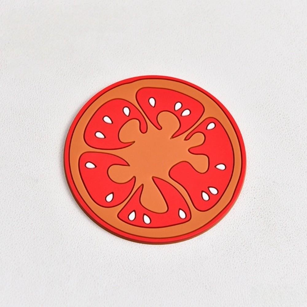 Non-slip Hamburger Coaster Set Creative Reusable Burger Cup Mat Heat-resistant Ornament Hamburger Drinks Pads Kitchen Use